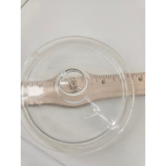 Vintage Clear Glass Lid #405 – Replacement Round 6” Cookware Cover - Picture 3 of 4